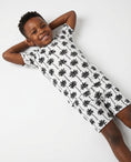 Load image into Gallery viewer, Bamboo Shorts Set | Palm Style White
