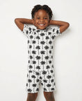 Load image into Gallery viewer, Bamboo Shorts Set | Palm Style White
