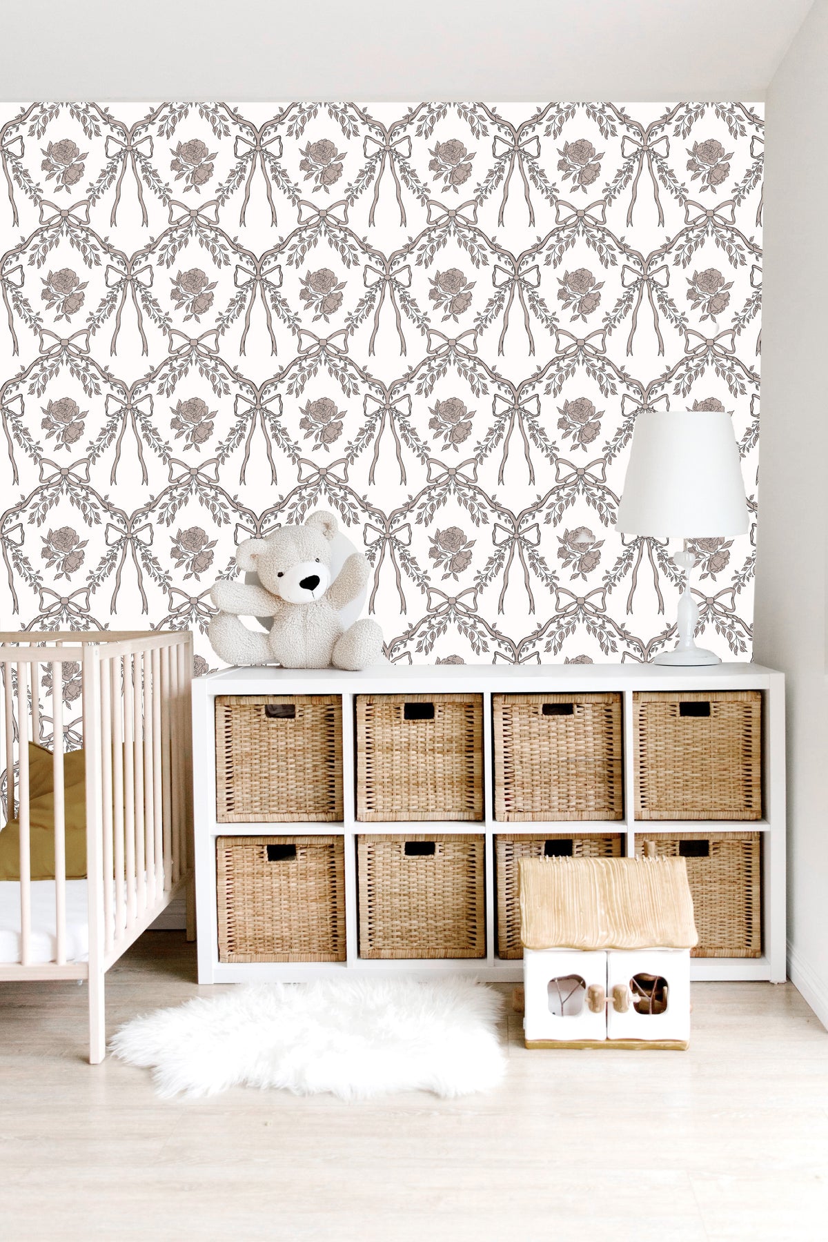 Lysa Wallpaper by Painted Hawk Design