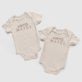Load image into Gallery viewer, Custom "Womb Mates" Embroidered Baby Outfits for Twins & Triplets
