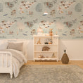 Load image into Gallery viewer, Alphabet Wallpaper - Nursery Wall Decor Wallpapers
