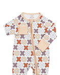 Load image into Gallery viewer, Bamboo Zip Romper | Xoxo
