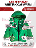 Load image into Gallery viewer, Car Seat Coat | The Road Coat Arctic - Green
