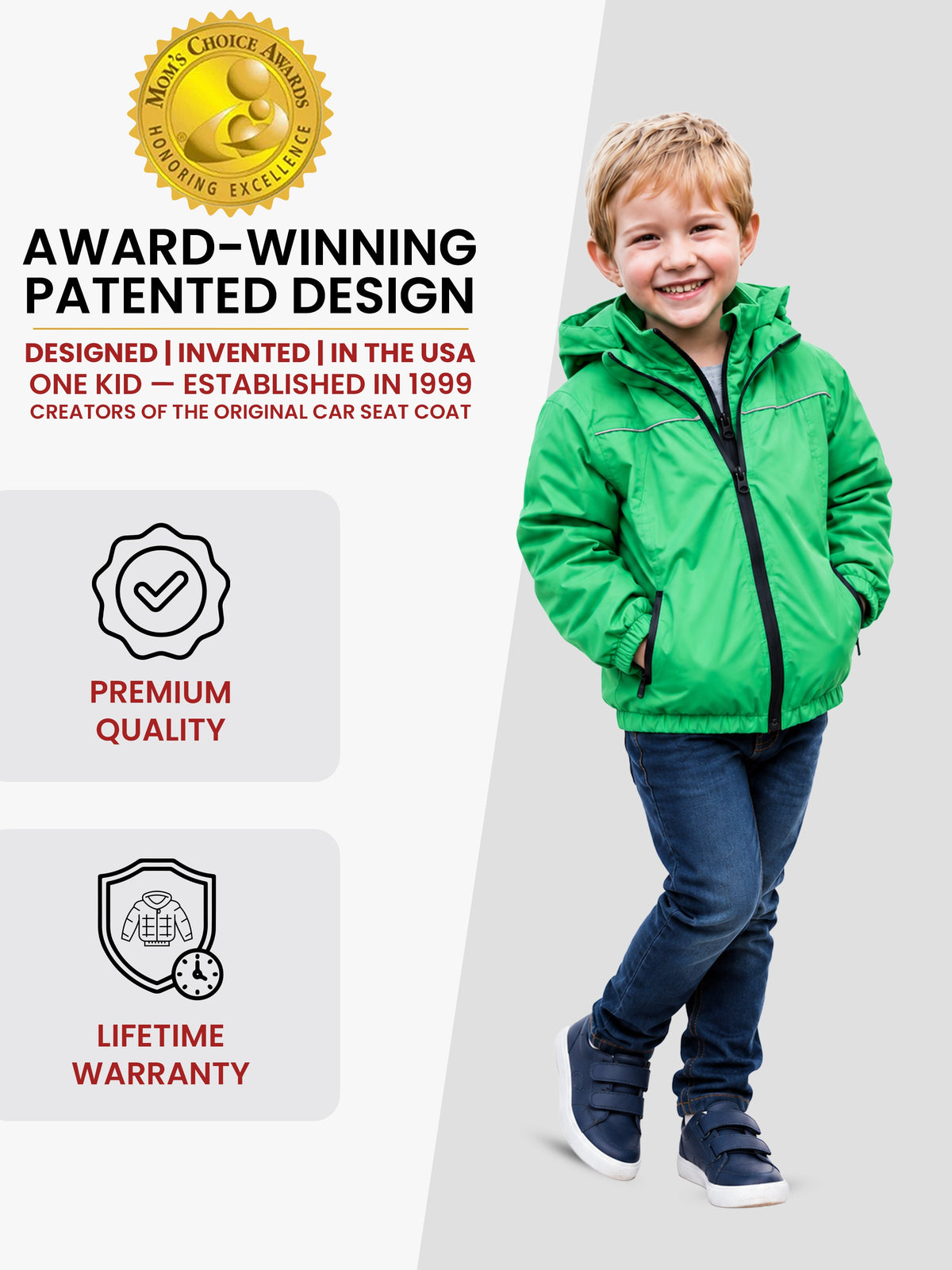 Car Seat Coat | The Road Coat Arctic - Green