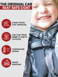 Load image into Gallery viewer, Car Seat Coat | The Road Coat Vegan - Platinum
