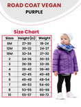 Load image into Gallery viewer, Car Seat Coat | The Road Coat Vegan - Purple
