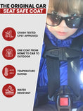 Load image into Gallery viewer, Car Seat Coat | The Road Coat Vegan - Royal Blue
