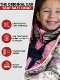 Load image into Gallery viewer, Car Seat Coat | The Road Coat Vegan - Safari Print
