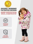 Load image into Gallery viewer, Car Seat Coat | The Road Coat Vegan - Safari Print
