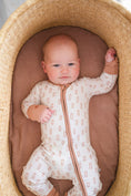 Load image into Gallery viewer, Neutral Rectangle Baby Pajamas | Zipper Romper
