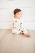 Load image into Gallery viewer, Vintage Airplane Baby Pajamas | Zipper Romper
