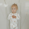 Load image into Gallery viewer, Bamboo Zip Pajamas | Birthday Girl
